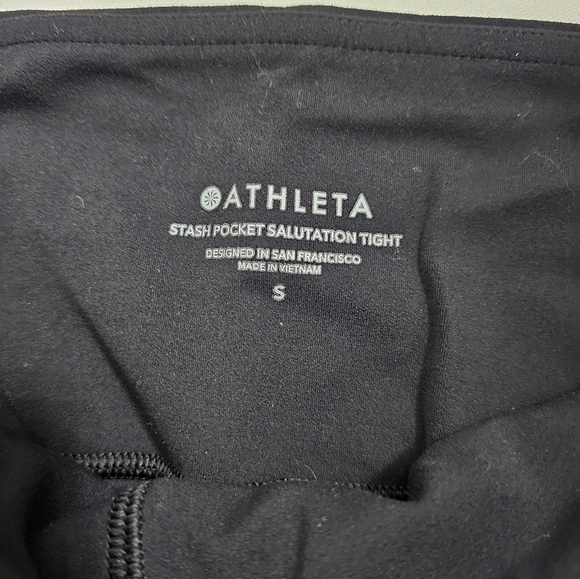 Athleta Salutation Stash Pocket 7/8 Tight - Picture 4 of 5